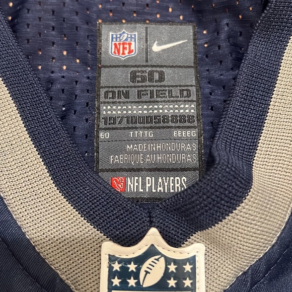 Nike On Field Game Rob Gronkowski New England Patriots Jersey ALL STITCHED sz.60 - Picture 4 of 9